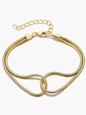 Adornia interlocking bracelet